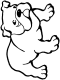 bull dog coloring page