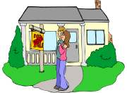 couple buying first house